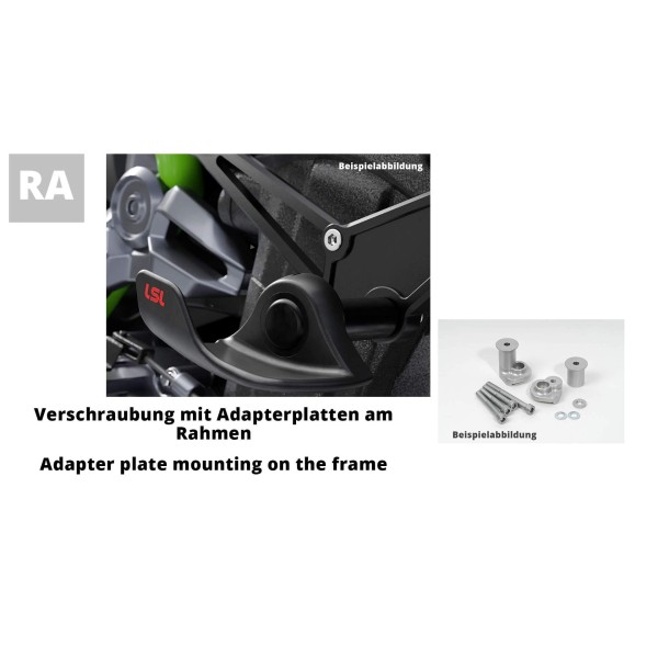 LSL SlideWing Befestigungskit für Kawasaki ER-6f, 2006-2008