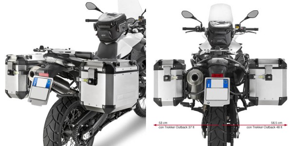 Seitenkoffer-Träger für BMW F 650 / F 800 GS (BJ. 08-17) / F 700 GS (BJ. 13-17) Givi