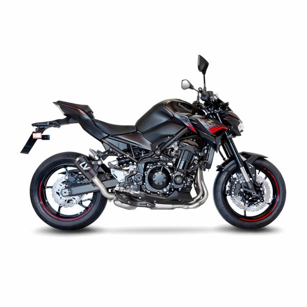 LeoVince Auspuffanlage LV 10 für Kawasaki Z 900, Carbon, slip on, Euro4+5, E-Gutachten