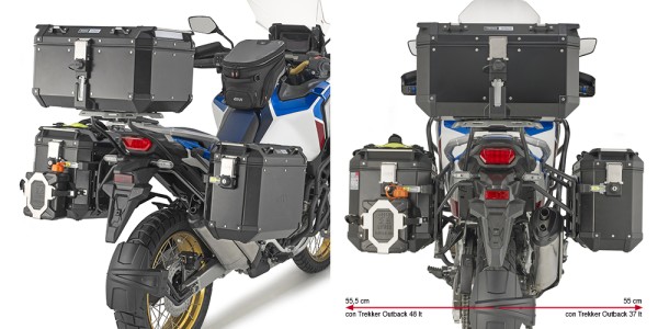 Seitenkofferträger PL ONE-FIT für Honda CRF1100L Africa Twin Adventure Sports (Bj.20-) Givi