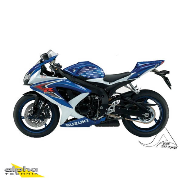 Stompgrip klar, Volcano, für Suzuki GSXR600, 2008-2010