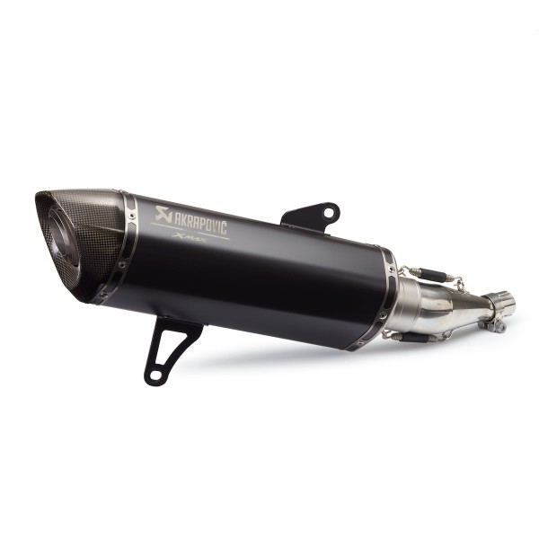 Slip-on-Schalldämpfer, schwarz für Yamaha X-MAX 300 (Bj.17-22) Akrapovic