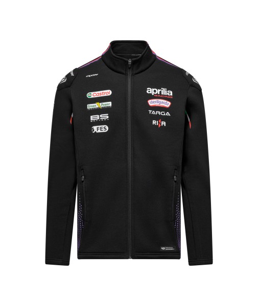 Aprilia Sweatshirt mit Reißverschluss Racing Team 2026 Herren schwarz