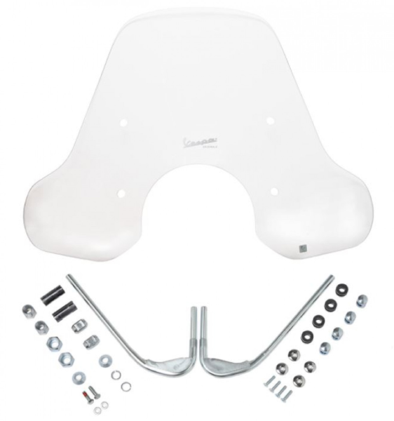 Windschutzscheibe Medium mit Halterung Vespa GTS / Super (HPE & SuperTech) original Vespa