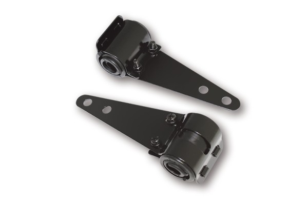 HIGHSIDER smart Lampenhalter Schwarz Universal, Für 30-38 mm