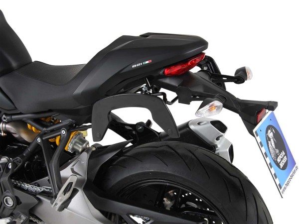 C-Bow Seitenträger schwarz für Ducati Monster 821 (18-20) Hepco & Becker