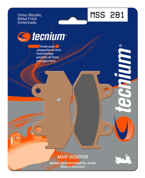 Tecnium Maxi Scooter Sintermetall Bremsbeläge - MSS281