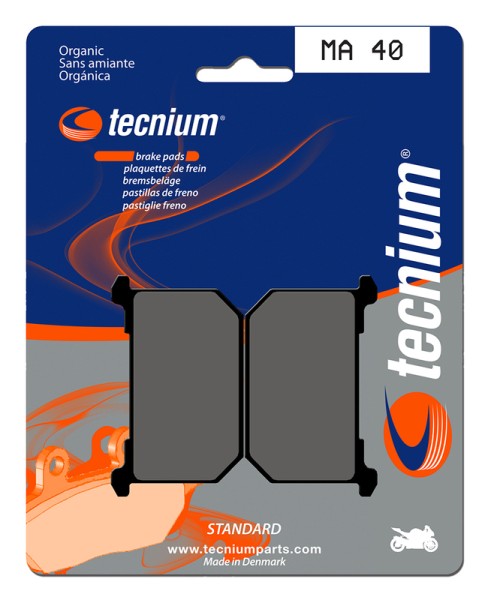 Tecnium Street Organische Bremsbeläge - MA40