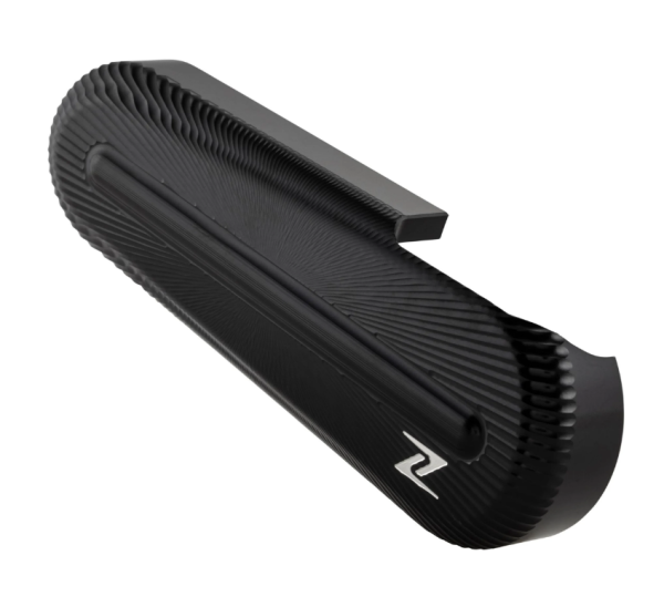 Schwingenabdeckung ZELIONI 3D für Vespa, schwarz eloxiert