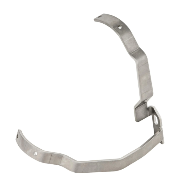 Halter Kotflügel 2.0 Garelli für Vespa PX 80-200ccm, Edelstahl gebürstet