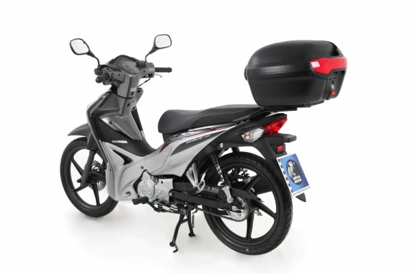 Journey Topcase 40 schwarz inkl. Träger für Honda AFS 110i Wave (12-16) Hepco & Becker