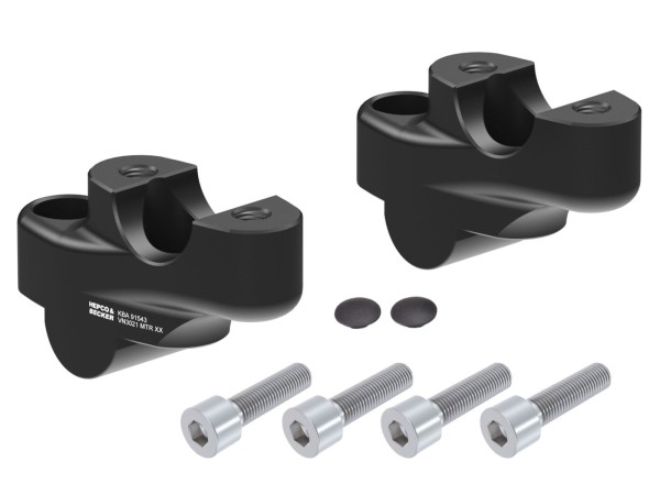 Lenkererhöhung H=30 mm mit Versatz 21 mm zurück für CF Moto 700 MT (25-) Hepco & Becker
