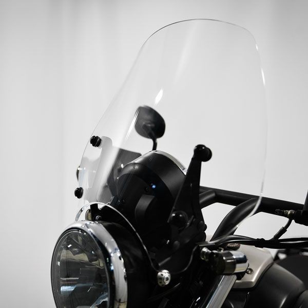 Mittelhohe Windschutzscheibe klar für Moto Guzzi Audace (17-20)