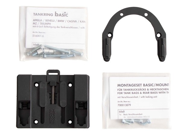 Tankring Basic inkl. Tankrucksackverschlusseinheit für BMW F 650/ST (97-00) Hepco & Becker
