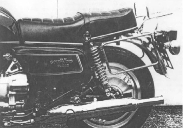 Rohrgepäckbrücke Topcase-Träger und Seitenkofferträger chrom für Honda GL 1000 (1979)