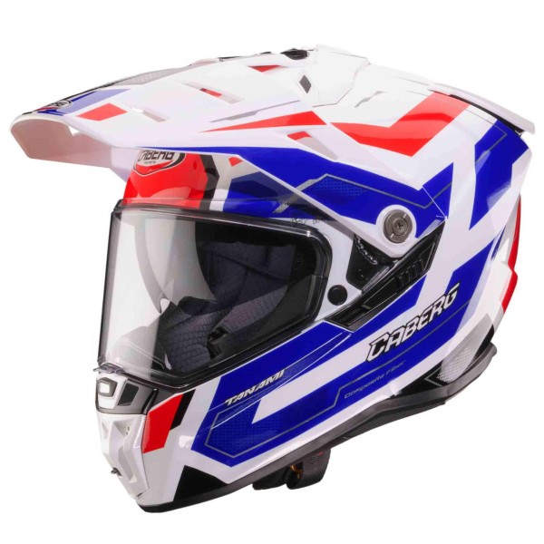 Caberg Helm Tanami Ranger weiß/blau-rot