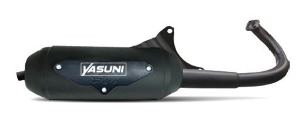 Yasuni Eco Komplett Auspuff - Edelstahl Schwarz