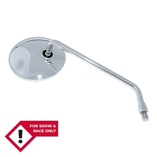 HIGHSIDER smart Lenkerspiegel Chrom Lang Und Rund (1Stck.)