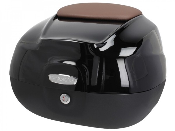 Top Case 37L mit Rückenlehne für Piaggio Beverly 300/350 (18-20) - schwarz 90/B