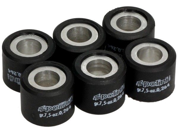 Polini Variatorrollensatz, 20x17 mm, 7,5 g, Stück: 6