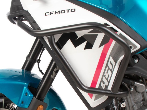 Tankschutzbügel schwarz für CFMoto 450 MT (24-) Hepco & Becker