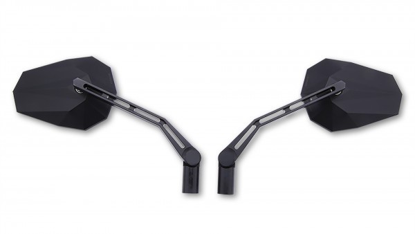 Spiegel STEALTH -X1, schwarz, E-geprüft, Paar original Highsider