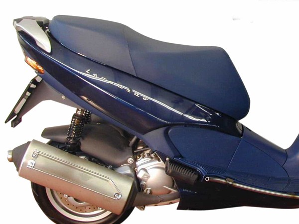 Rohrgepäckbrücke silber für Aprilia Leonardo 250 (99-01) Hepco & Becker