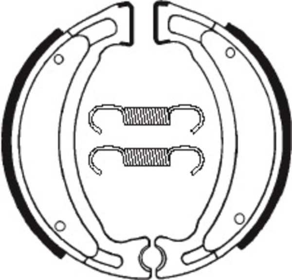 Tecnium Scooter/Street/Off-Road/ATV Organische Bremsbacken - BA028
