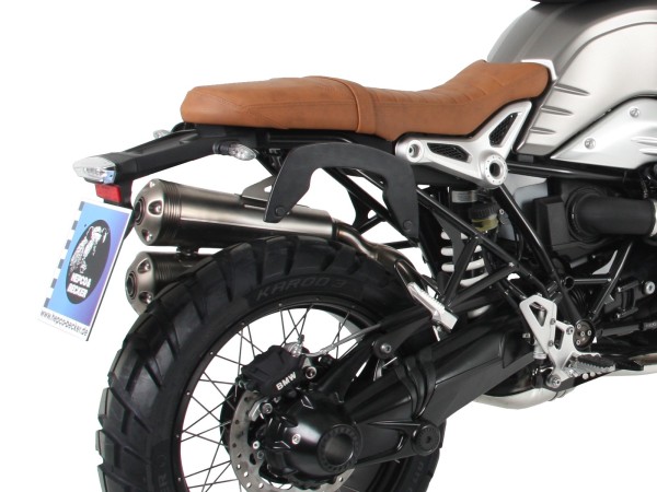 C-Bow Taschenhalter einseitig rechts schwarz für BMW R nineT Scrambler (16-23) / Urban G/S 40 Years
