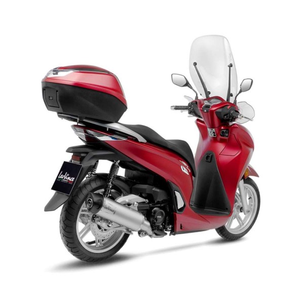 LeoVince Auspuffanlage LV One Evo für Honda SH 350 i, Edelstahl silber, slip on, E-Gutachten