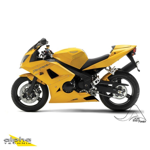 Stompgrip klar, Volcano, für Triumph Daytona 650, 2005-06