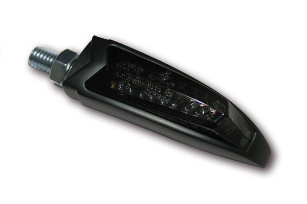 HIGHSIDER pro Arc LED Blinker/Positionslicht Schwarz/Getönt 2in1, E-Geprüft (Paar)