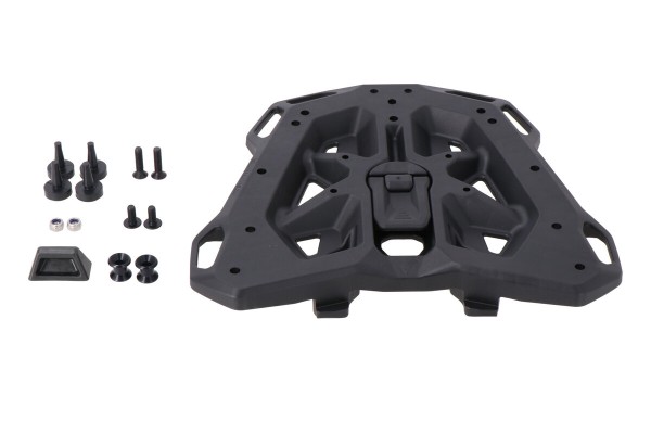 SW-Motech Adapterplatte schwarz für STREET-RACK Gepäckträger für DUSC Hartschalenkoffer Aufnahme