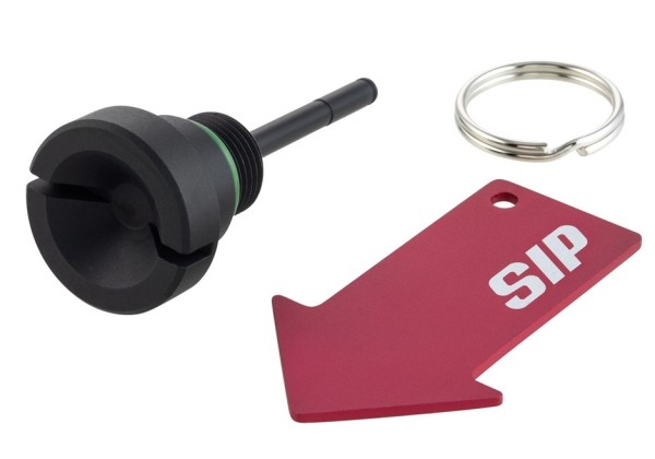 Öleinfüllschraube Motoröl für Vespa, schwarz matt