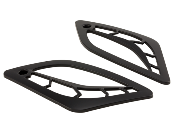 Blinkergitter rechts und links, hinten für Vespa GTS/​GTS Super/​GTV/​GT 60/​GT/​GT L, schwarz matt