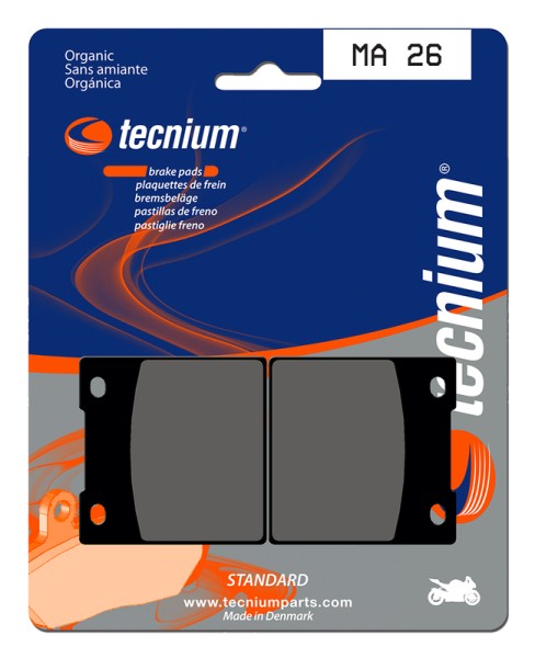 Tecnium Street Organische Bremsbeläge - MA26