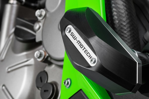 SW-Motech Sturzpad-Kit schwarz für Kawasaki Ninja ZX-6 R 636