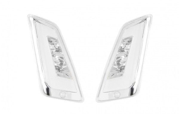 LED Blinkersatz vorne, klar für Vespa GT, GTL, GTV, GTS 125-300