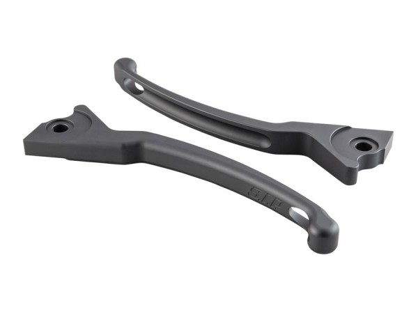 Sporthebel Set Bremse für Vespa, rechts und links, grau matt