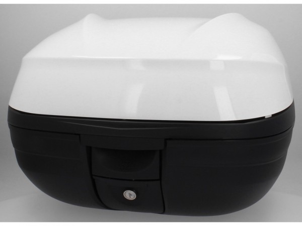 Top Case Kit (inkl. Halteplatte), 37 l, weiß für Piaggio MP3 125 / 300 / Sport HPE