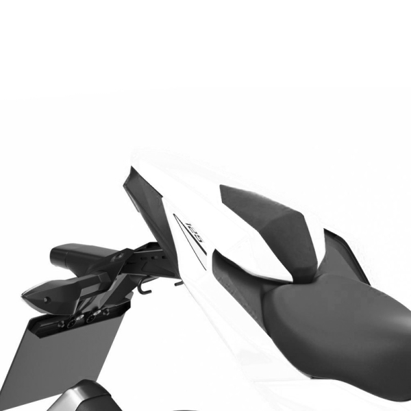 Soziussitzabdeckung Pearl Flat Stardust White (40X) für Kawasaki Ninja /Z 125