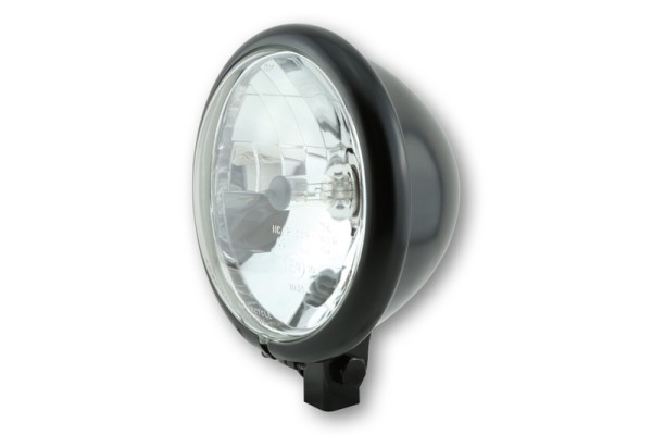 HIGHSIDER smart 5 3/4 Zoll Scheinwerfer Bates Style Schwarz E-Geprüft (1Stck)