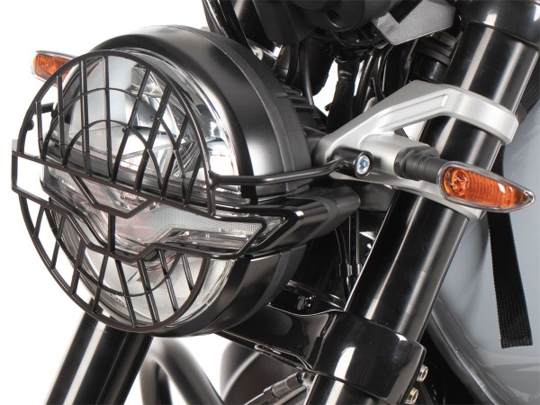 Lampenschutzgitter schwarz für Moto Guzzi V7 850 Sport (25- ) Hepco & Becker