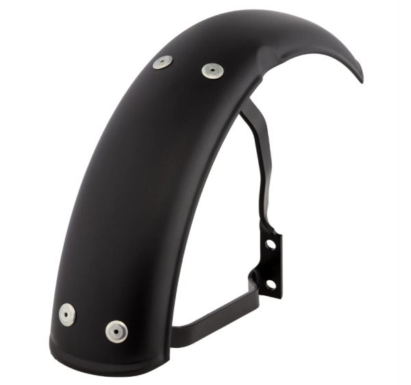 Kotflügel Garelli für Vespa PX 80-200ccm, Metall, schwarz matt