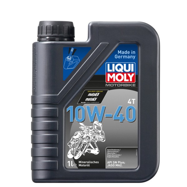 Liqui Moly Motoröl 4-Takt, 1 l, SAE 10W-40, mineralisch