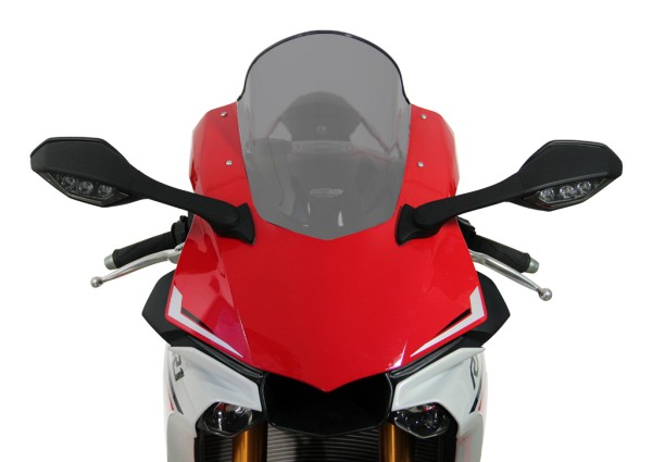 Racingscheibe MRA "R" schwarz für Yamaha YZF R 1 / M (Bj.15-19)