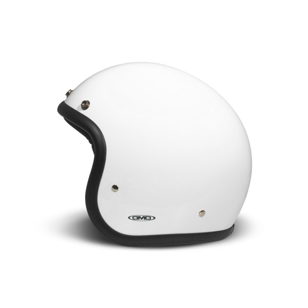 DMD Jethelm Retro, weiß, matt, Solid White, Fiberglas, ECE 22.06