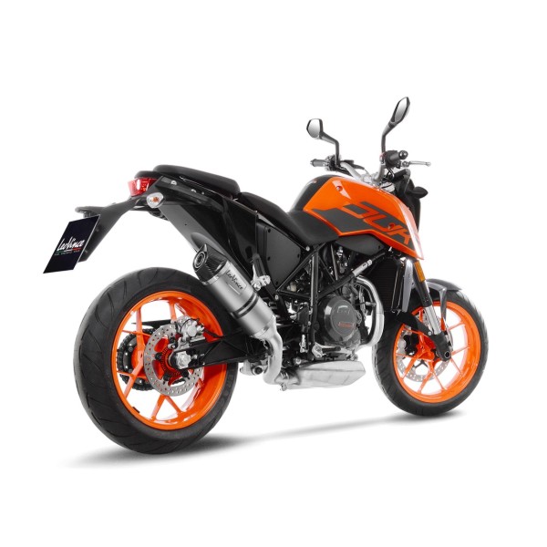 LeoVince Auspuffanlage LV One Evo für KTM 690 Duke /R, Carbon, slip on, E-Gutachten