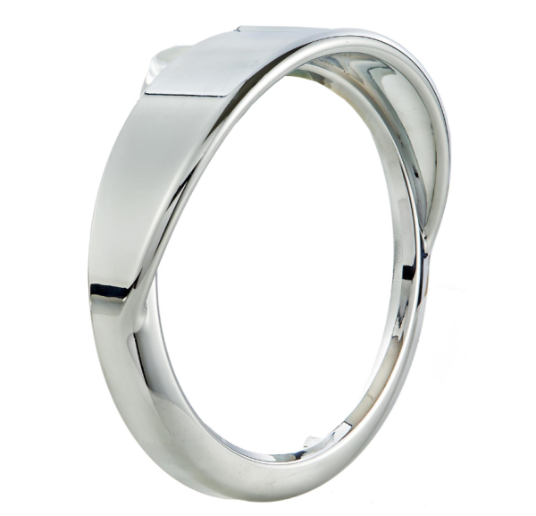 Lampenring mit Lampenschirm für Vespa LXV 50-150ccm, chrom