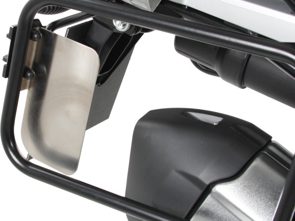 Hitzeschutzblech Edelstahl bei Verwendung von Kunststoffkoffern für BMW R 1250 GS (19-23)